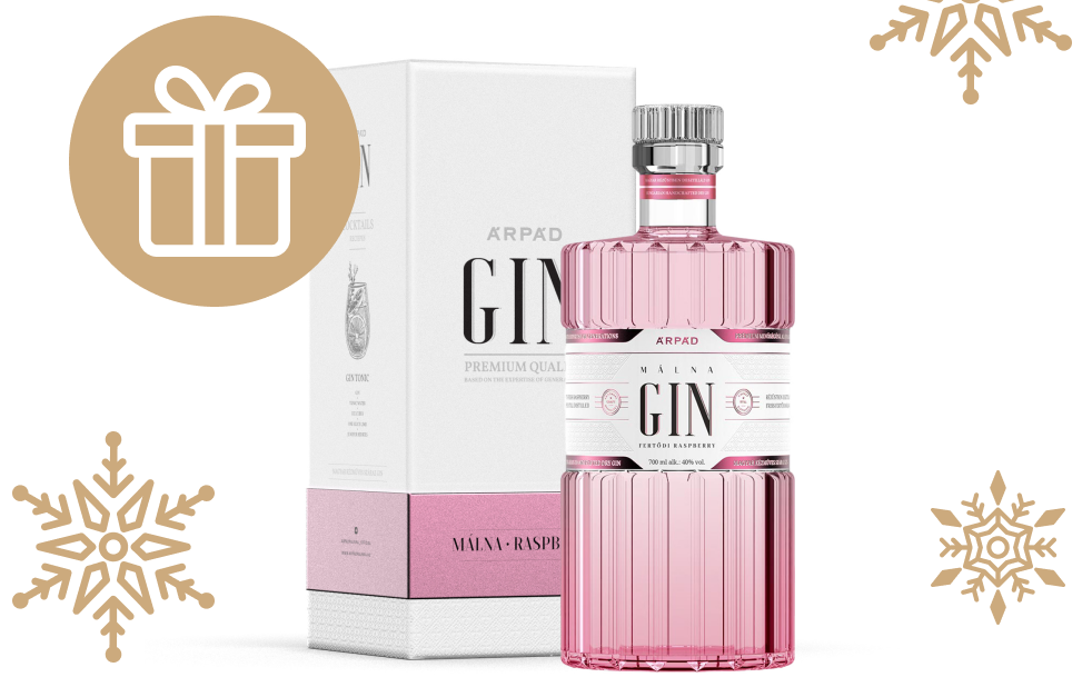 Az Árpád Pink Málna Gin nagyszerű karácsonyi ajándék ötlet nőknek