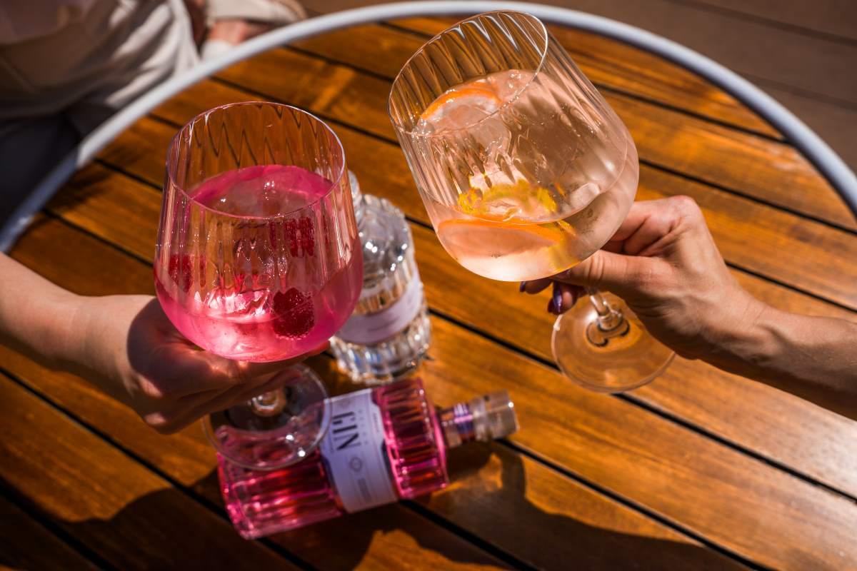 Árpád Pink Málna Gin koktélok