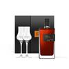 Kép 1/8 - Dupla 60 Ágyas Cigánymeggy Pálinka díszdobozban 0.5L + 2 db Tulipán pálinkáspohár (60%)
