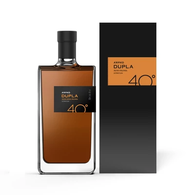 Dupla 40 Ágyas Szilva Pálinka Díszdobozban 0.5L (40%)