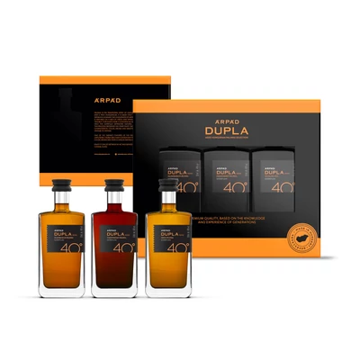 Dupla 40 Mini Ágyas Ablakos Pálinkaválogatás 3*0.05L (40%)