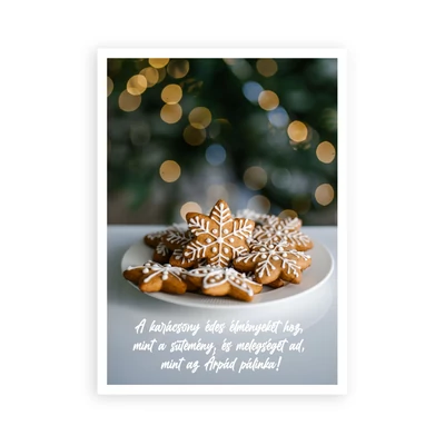 Képeslap - A karácsony édes élményeket hoz,  mint...