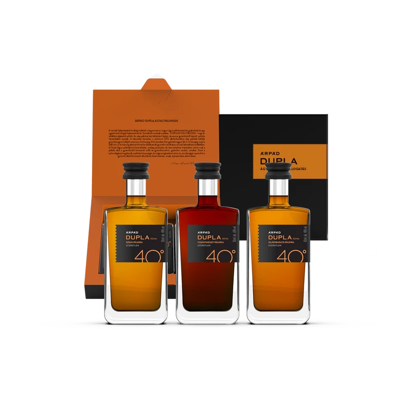 Dupla 40 Mini Ágyas Pálinkaválogatás 3*0.05L (40%)