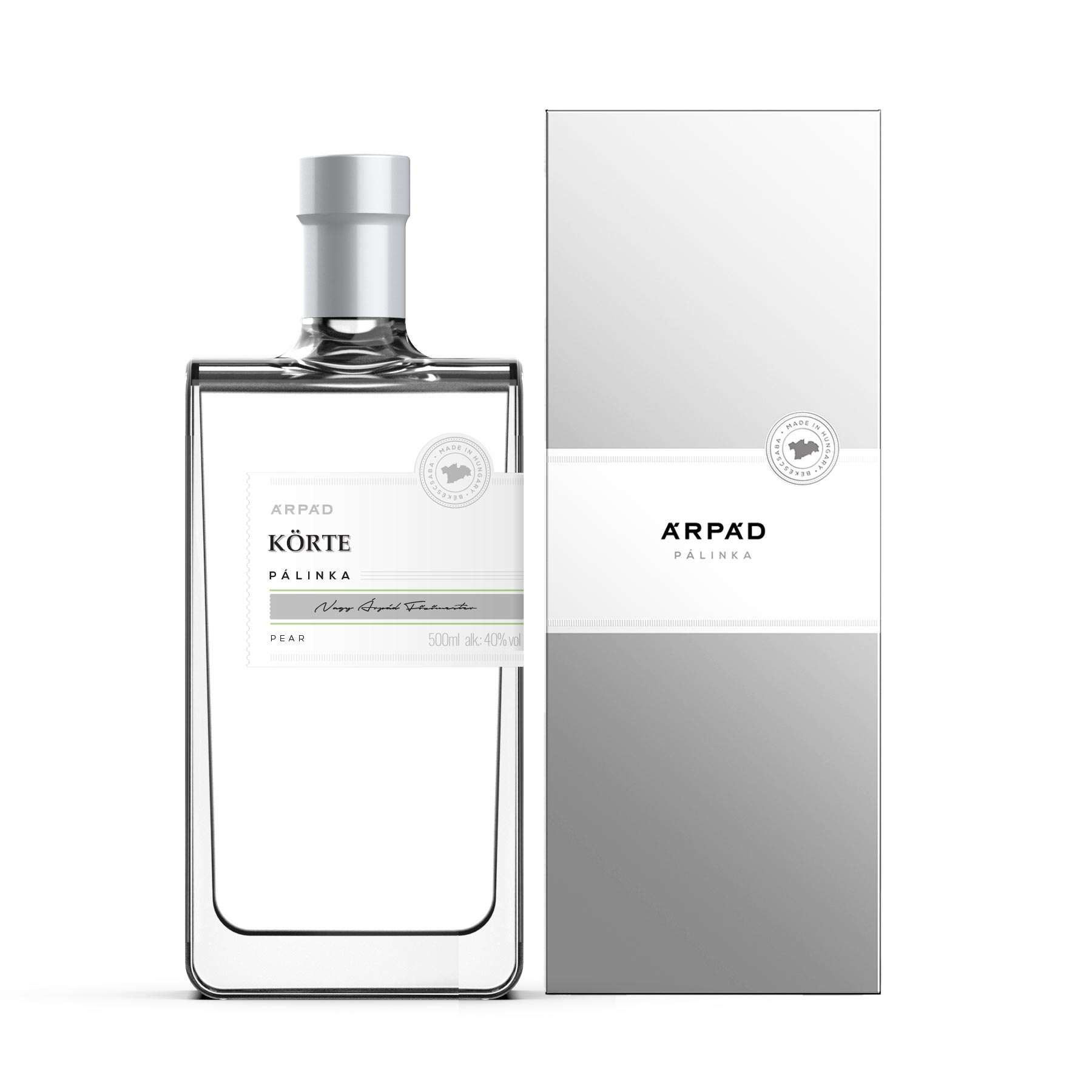 Silver Körte Pálinka Díszdobozban 0.5L (40%)